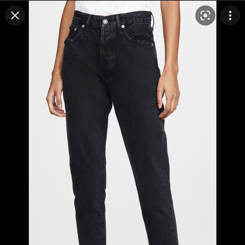 Agolde Jamie Black Jeans